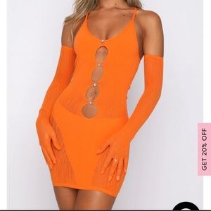 NWOT White Fox Link Up mini dress